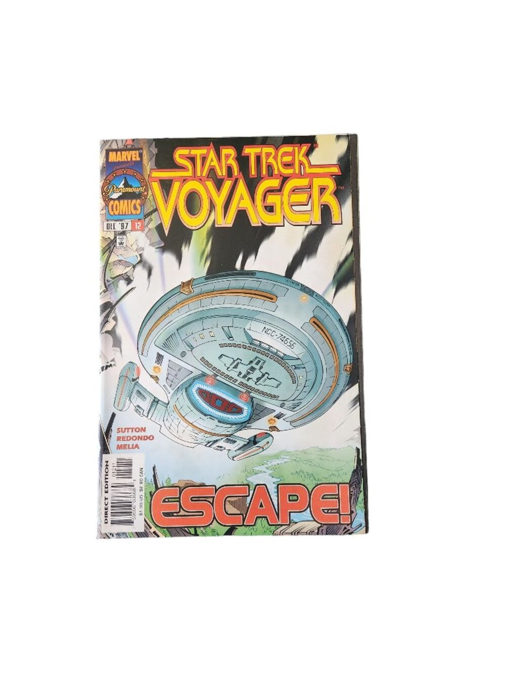 Marvel Star Trek Voyager #12 1997 Comic Book Collector Bagged Boarded